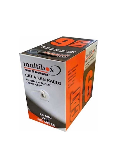 CAT 6 KABLO MULTİBOX 23 AWG 305MT
