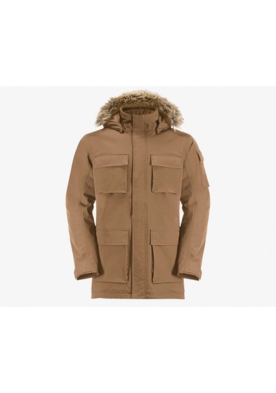 Jack Wolfskin Glacier Canyon Parka Erkek Outdoor Montu 1107674-5601 Kahverengi