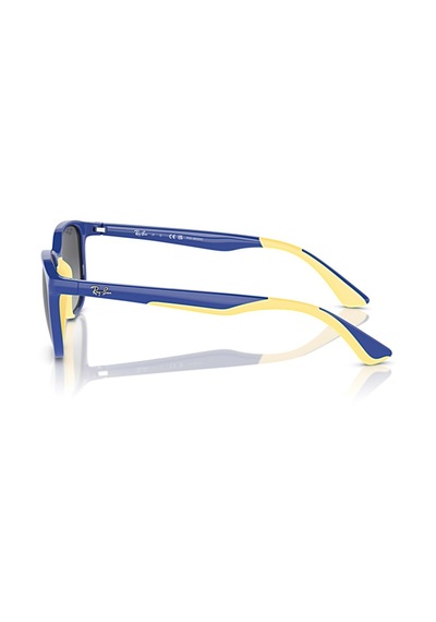 Ray-Ban Junior Rj 9078s 7132t3 48 Polarize Çocuk Kare Mavi Sarı Kemik Güneş Gözlüğü