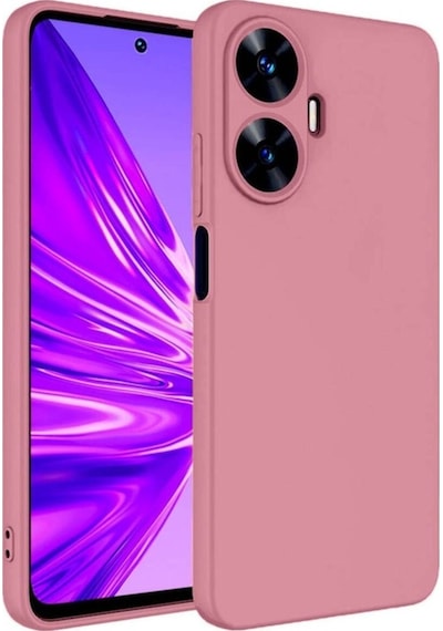 Realme C55 Kılıf Zore Mara Lansman Kapak Pembe