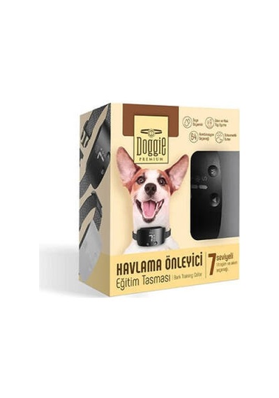 Premium Köpek Eğitim Tasması Siyah Çok Renkli