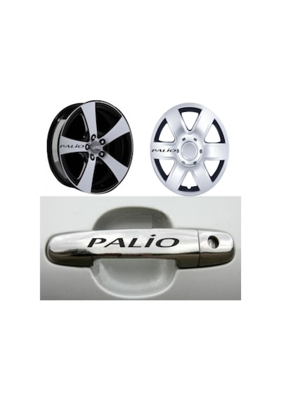 Fiat Palio Kapı Kolu Jant Sticker Yapıştırma 8 Adet