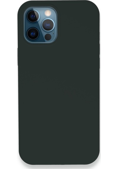Apple iPhone  Uyumlu - 12 Pro Kılıf Lansman Legant Silikon - Koyu Yeşil
