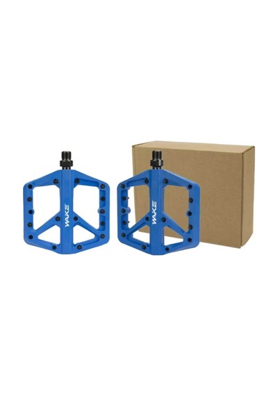 Wake Renkli Plastik Rulmanlı Vidalı Platform Pedal 137 X 115 Mm Mavi