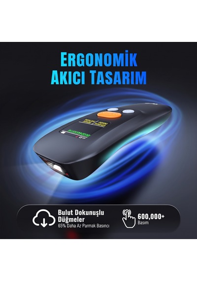 Tera 1600 Kablosuz 1d 2d Qr Barkod Okuyucu Ergonomik El Tipi 3in1 Bluetooth, 2.4g Kablosuz, Usb Süper Kod Çözme Cmos Sensörlü Tarayıcı