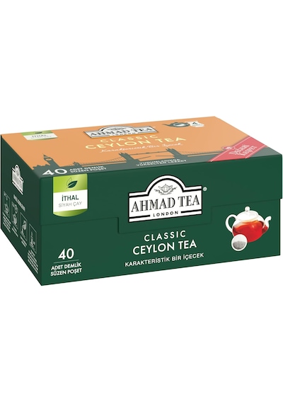 Ahmad Tea Classic Ceylon Tea 40'lı