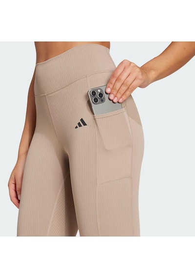 Adidas Optime Rib 7/8 Kadın Tayt C-adıjw7640b30a00 Bej