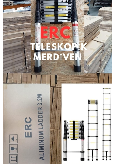 Erc Teleskopik Merdiven 3.2m 11 Basamak