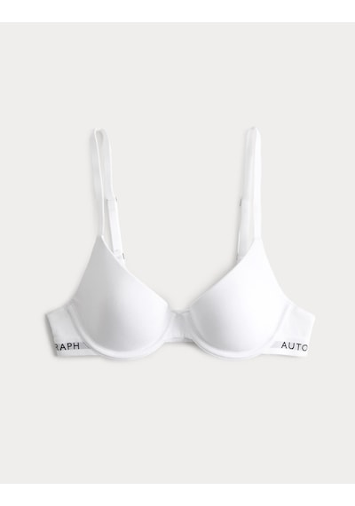 Marks & Spencer Lille Supima Pamuklu Balenli Demi Cup Sütyen T81005072F Beyaz