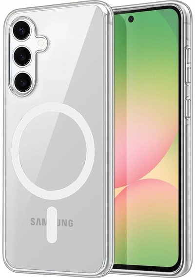 Samsung Uyumlu Galaxy A17 5g Combo Sert Şeffaf Magsafe Kapak - Şeffaf