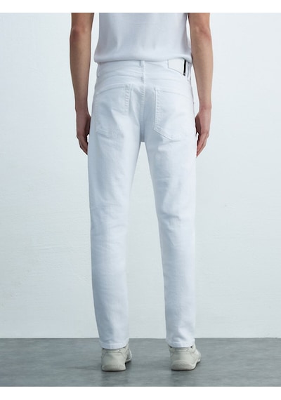 Ltb Sawyer P Orta Bel Jean Pantolon 010095185415942 100 Beyaz
