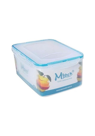 Moon Star Hava Sızdırmaz Contalı 4kilitli Saklama Kabı 5litre Ml-172 Diğer