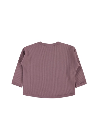 Oturan Kedi Baskılı 6-18 Ay Sweatshirt - Kahve 6-9 Ay Kahve