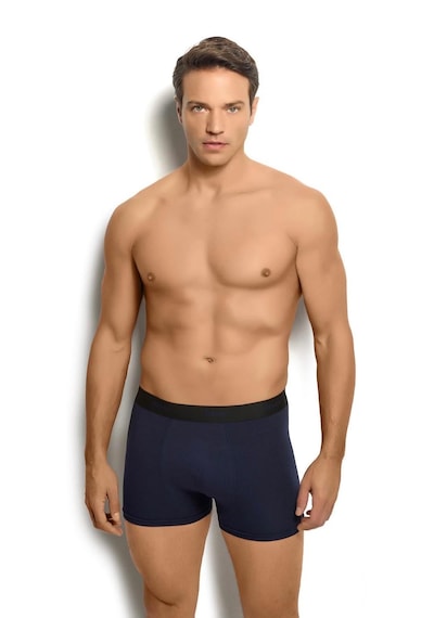 Jiber Erkek Modal Boxer 6 Adet-321 Lacivert