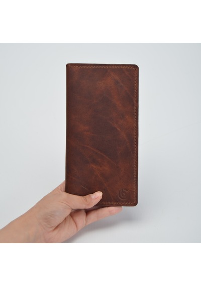 El Yapımı Hakiki Deri Telefon Cüzdanı - Tüm Modellere Uyumlu - 6 Kartlıklı - Tobacco Toscano Koyu Kahve El Yapımı Hakiki Deri Telefon Cüzdanı - Tüm Modellere Uyumlu - 6 Kartlıklı - Tobacco Toscano Koyu Kahve