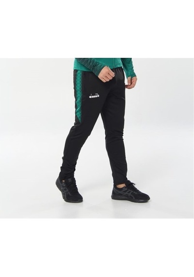 Diadora Ritim Erkek Likralı Siyah-Yeşil Eşofman Altı (524718539) Yeşil