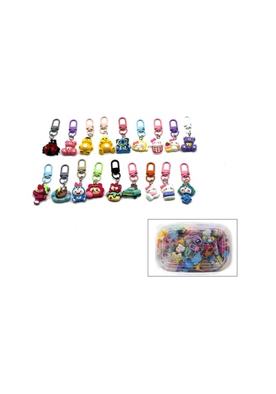 Krt-1088 Fermuar Ve Çanta Süsü Mix- 120'li Paket Diğer