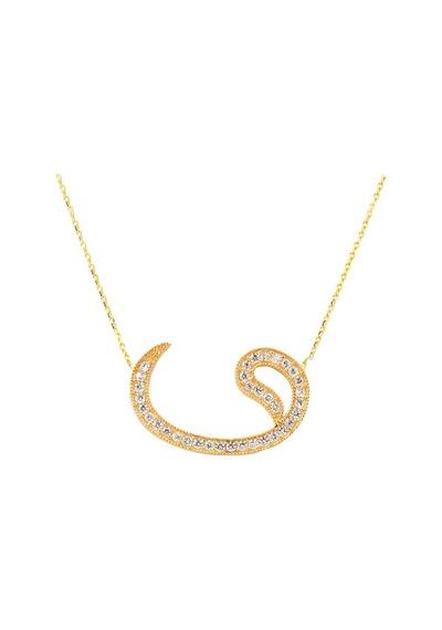 Vav Kolye 14 Ayar Altın 2.34 Gram