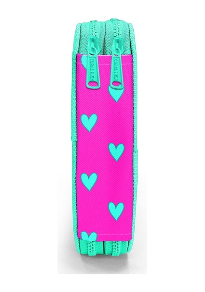 Coral High Organizer İki Katlı Kalem Çantası - Yeşil Pembe Kalp Desenli, Kız Çocuk, Yeşil Pembe Kalp Desenli Yeşil - Pembe Coral High Organizer İki Katlı Kalem Çantası - Yeşil Pembe Kalp Desenli, Kız Çocuk, Yeşil Pembe Kalp Desenli Yeşil - Pembe