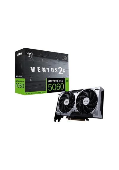 Msı Geforce Rtx5060 8g Ventus 2x Oc 8gb Gddr7 128bıt 1xhdmı 3xdp Ekran Kartı