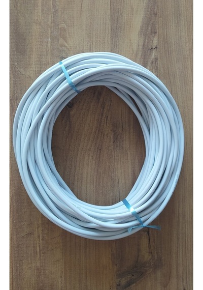 3x1.5 Ttr 30 Metre Çok Telli Beyaz Renk Izolasyonlu Topraklı Seyyar Elektrik Kablosu 1