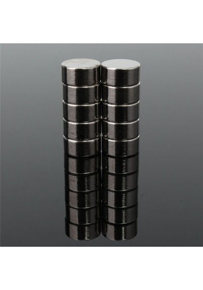 10 Adet Çap 10Mm X Kalınlık 5Mm Yuvarlak Güçlü Neodyum Mıknatıs