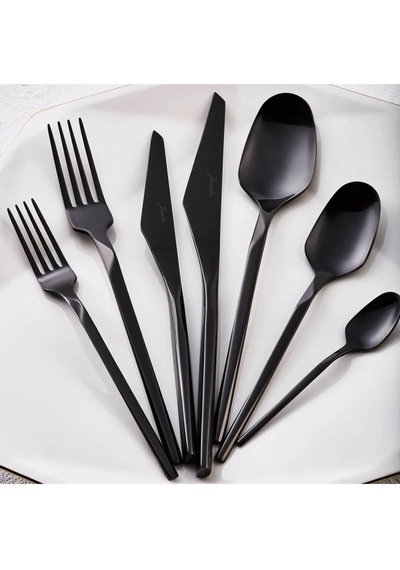 Jumbo 5100 Quartz Titanyum Siyah Ckb Set 84 Prç 12.Kişilik Siyah