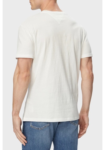 Tommy Jeans Logolu Pamuklu Regular Fit Bisiklet Yaka T Shirt Erkek T Shirt Dm0dm23406 Ybl Beyaz Tommy Jeans Logolu Pamuklu Regular Fit Bisiklet Yaka T Shirt Erkek T Shirt Dm0dm23406 Ybl Beyaz