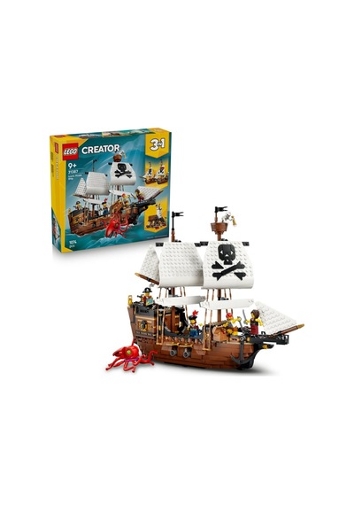 Lego 31387 Creator 3 Ü 1 Arada İkonik Korsan Gemisi