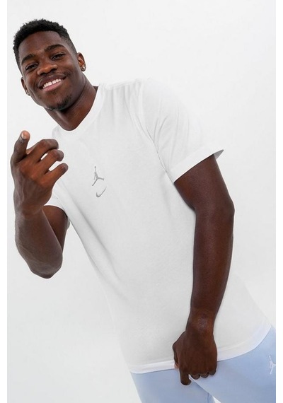 Nike Jordan Mvp Men's Jumpman T-shirt Erkek Günlük Nakış Swoosh Pamuklu Tişört Beyaz Beyaz