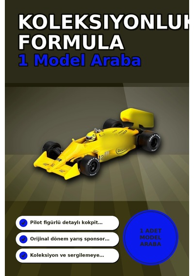 1987 Monaco Gp Birincisi Ayrton Senna Lotus 99t 12 1/64 Olcekte Model Araba Bx-313381
