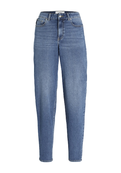 Jack & Jones Kadın Mom Fit Jean - Lisbon - 12259230 Medium Blue Denim Çok Renkli