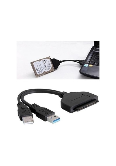 2.5" Sata Usb 3.0 Çevirici Dönüştürücü Kablo Hdd Harddisk SSD