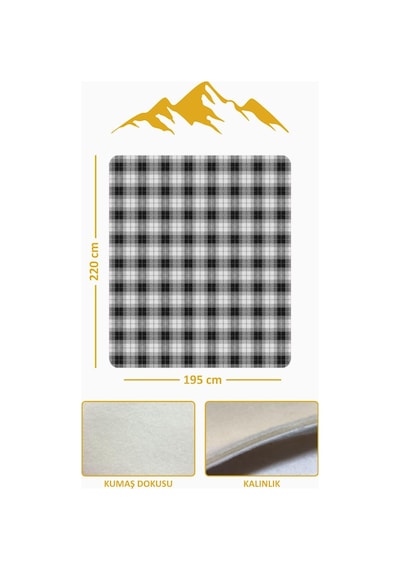 Soft Touch Çift Kişilik Modern Konfor Serisi Termal Battaniye Ybt0029 Renkli