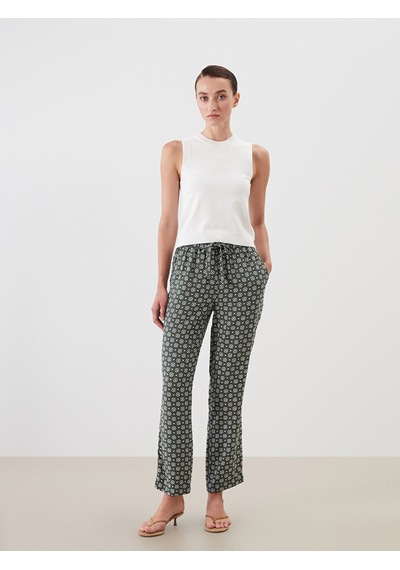 Lcw Comfort Yeşil Beli Lastikli Havuç Kesim Kadın Pantolon
