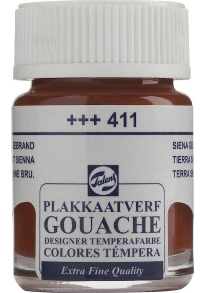 Talens Guaj Boya Cam Şişe 16ml 411 Brown Sienna