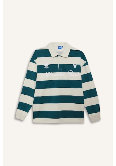 Defacto Nba Milwaukee Bucks Boxy Fit Polo Yaka Sweatshirt F5127ax25aubg662 Bej-bg662 Defacto Nba Milwaukee Bucks Boxy Fit Polo Yaka Sweatshirt F5127ax25aubg662 Bej-bg662