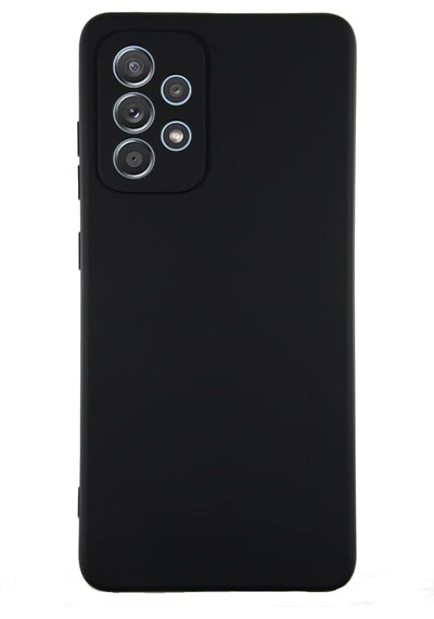 Samsung Galaxy A72 Uyumlu Yumuşak Ve Esnek Mat Slikon Kılıf Siyah