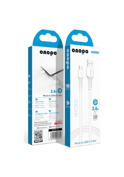 Micro To Usb Kablo 3.4a Uyumlu Hızlı Şarj Ve Data Kablosu 1m - Q6