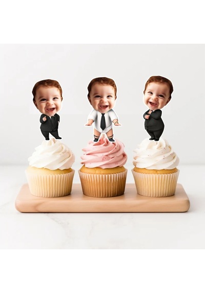 Cupcake Pasta Süsü Kürdan 10 Adet