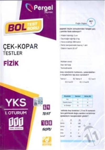 TYT Fizik Çek Kopar Yaprak Testler -  Pergel