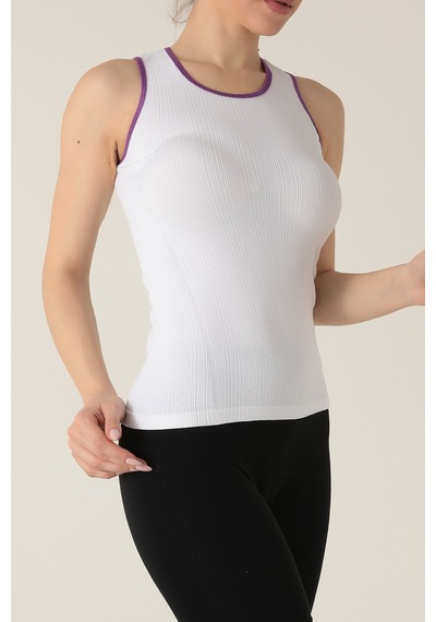 Gigotto Kadın Seamless Fitilli Atlet 001