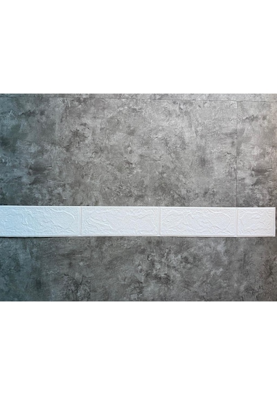 Kendinden Yapışkanlı 10 Adet 7-70 Cm Beyaz Tuğla Desen Bordür