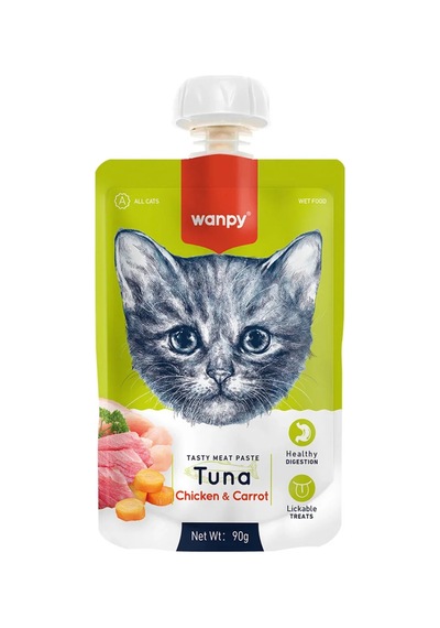 Wanpy Ton Tavuk Kedi Et Ezmesi X 10