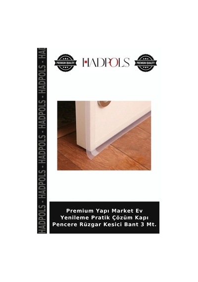 Premium Yapı Market Ev Yenileme Pratik Çözüm Kapı Pencere Rüzgar Kesici Bant 3 Mt.