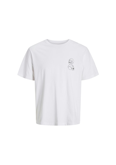 Jack & Jones Jjbrown Erkek T-shirt 12271365 White