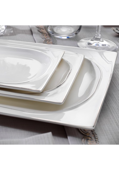 Schafer Glamor Pure Yemek Takım-60 Parça-Platin