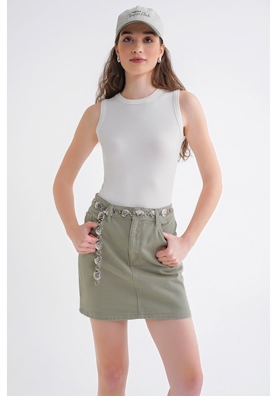 Mixray 2012 Kadın Slim Fit Basic Atlet Beyaz