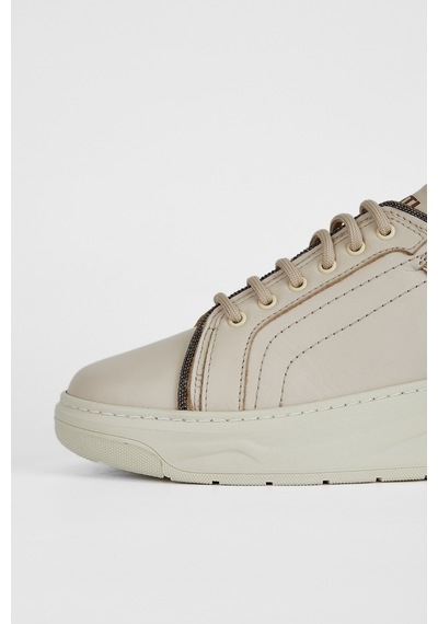 Valmenti Kadın Bej Hakiki Deri Sneakers & Spor Ayakkabı 775 1732 Bn Ayk Sk23/24 Bej