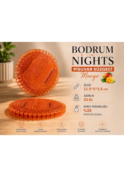 Bodrum Nights Pisuvar Süzgeci Mango Kokulu